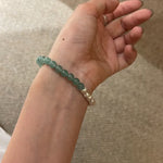 Green Eastern Jade Bead Bracelet gembea jewelry