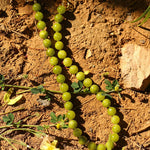 Green Grape Gemstone Beaded Necklace gembea jewelry