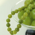 Green Grape Gemstone Beaded Necklace - Gembea Jewelry