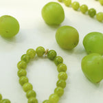 Green Grape Gemstone Beaded Necklace - Gembea Jewelry