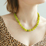 Green Grape Gemstone Earrings - Gembea Jewelry