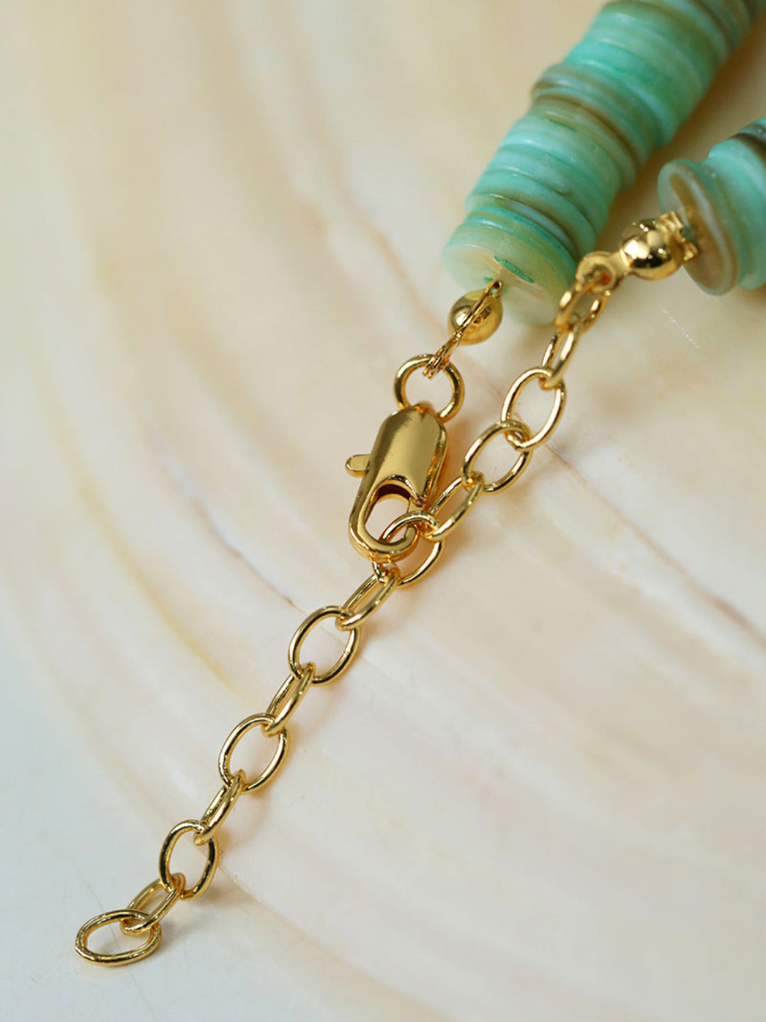 Gembea Jewelry Green Shell Beads Pearl Necklace