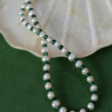 Pearl Colored Stone Beaded Necklace - Gembea Jewelry