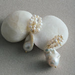 Hand-woven Genuine Baroque Pearl Earrings gembea jewelry22