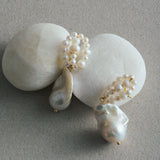 Hand-woven Genuine Baroque Pearl Earrings gembea jewelry22