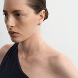 Heart Weave Lab-grown Diamond Stud Earrings gembea jewelry