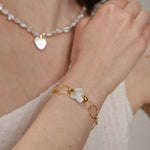 Gembea jewelry Love Baroque Small Metal Circle Bracelet