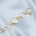 Love Baroque Small Metal Circle Bracelet - Gembea Jewelry