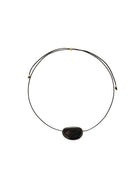 Holly Berry Black Agate Pendant Necklace