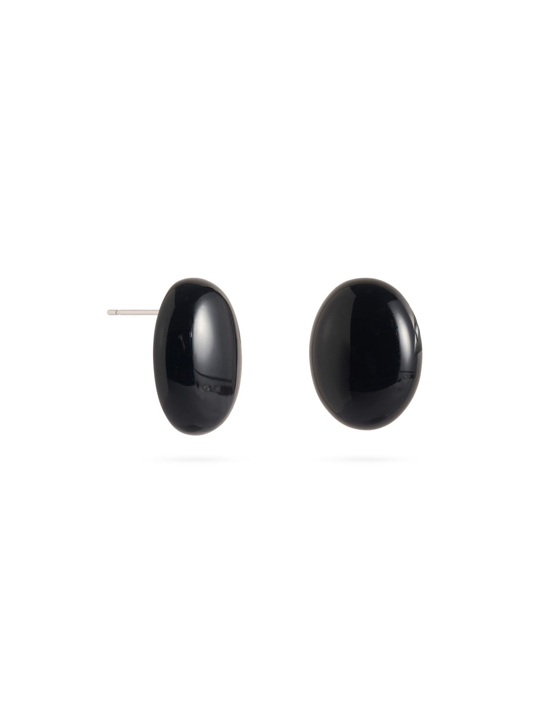Holly Berry Black Agate Stud Earrings gembea jewelry