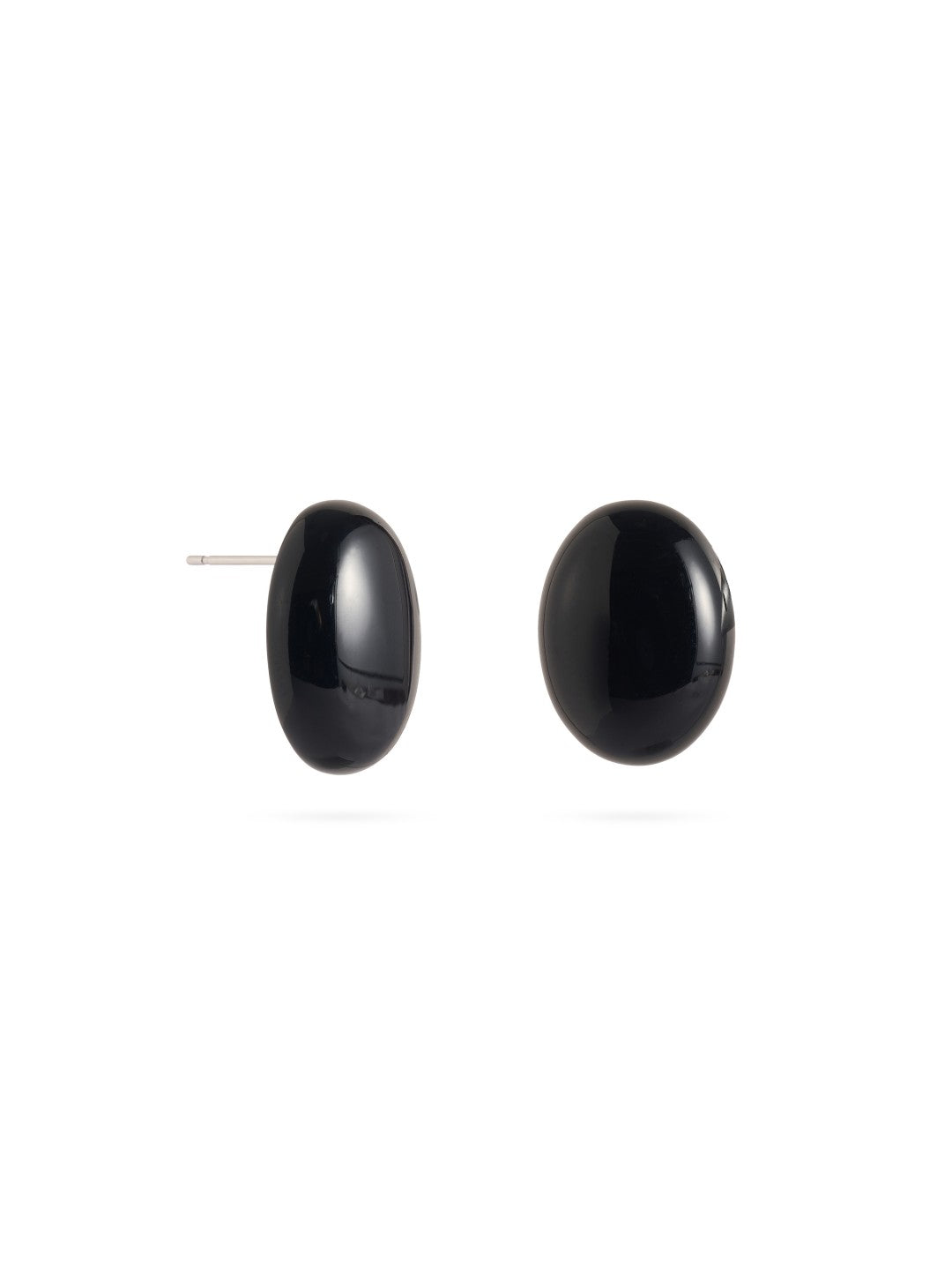 Holly Berry Black Agate Stud Earrings gembea jewelry