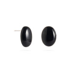 Holly Berry Black Agate Stud Earrings gembea jewelry