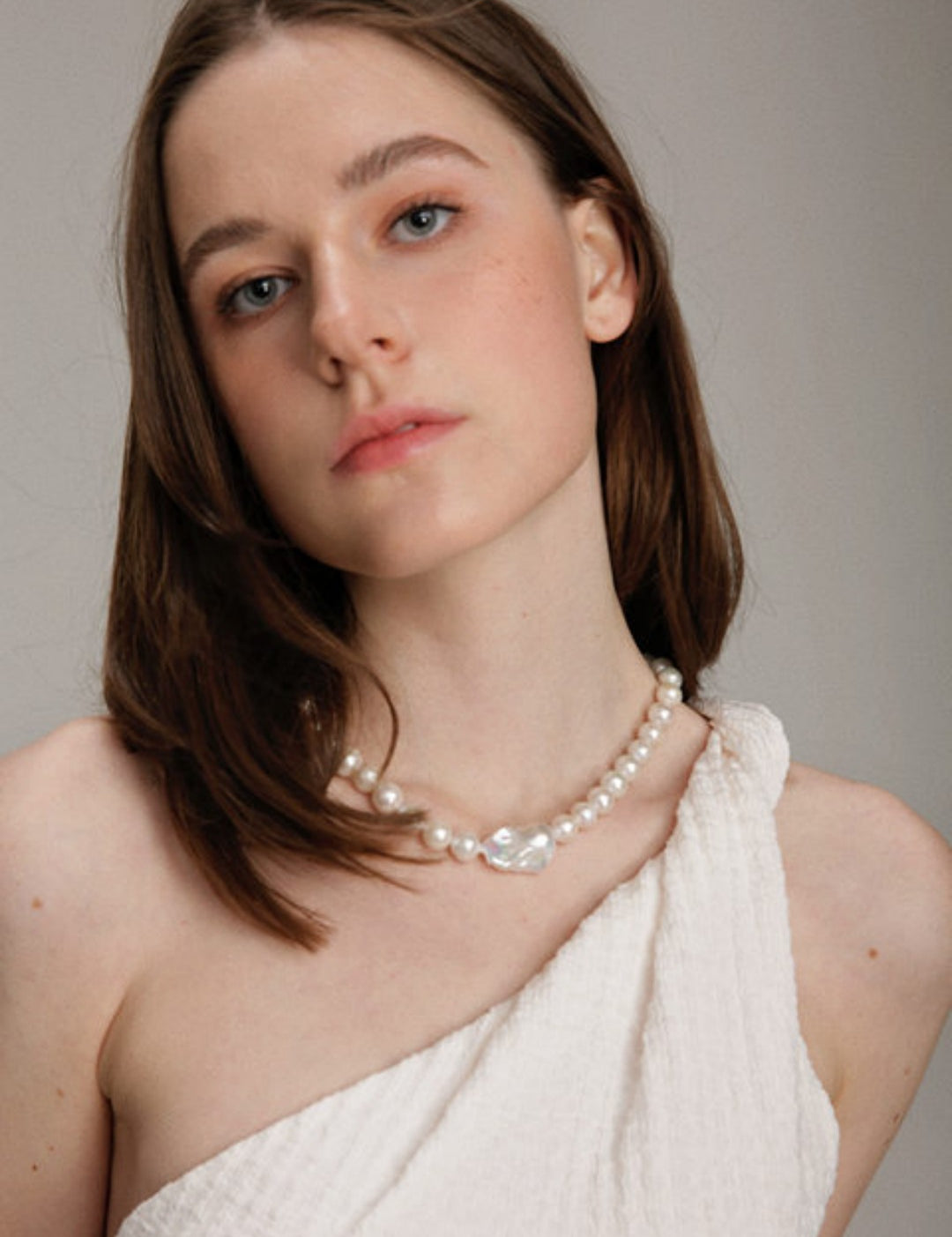 Gembea Jewelry Baroque Pendant Edison Pearl Necklace