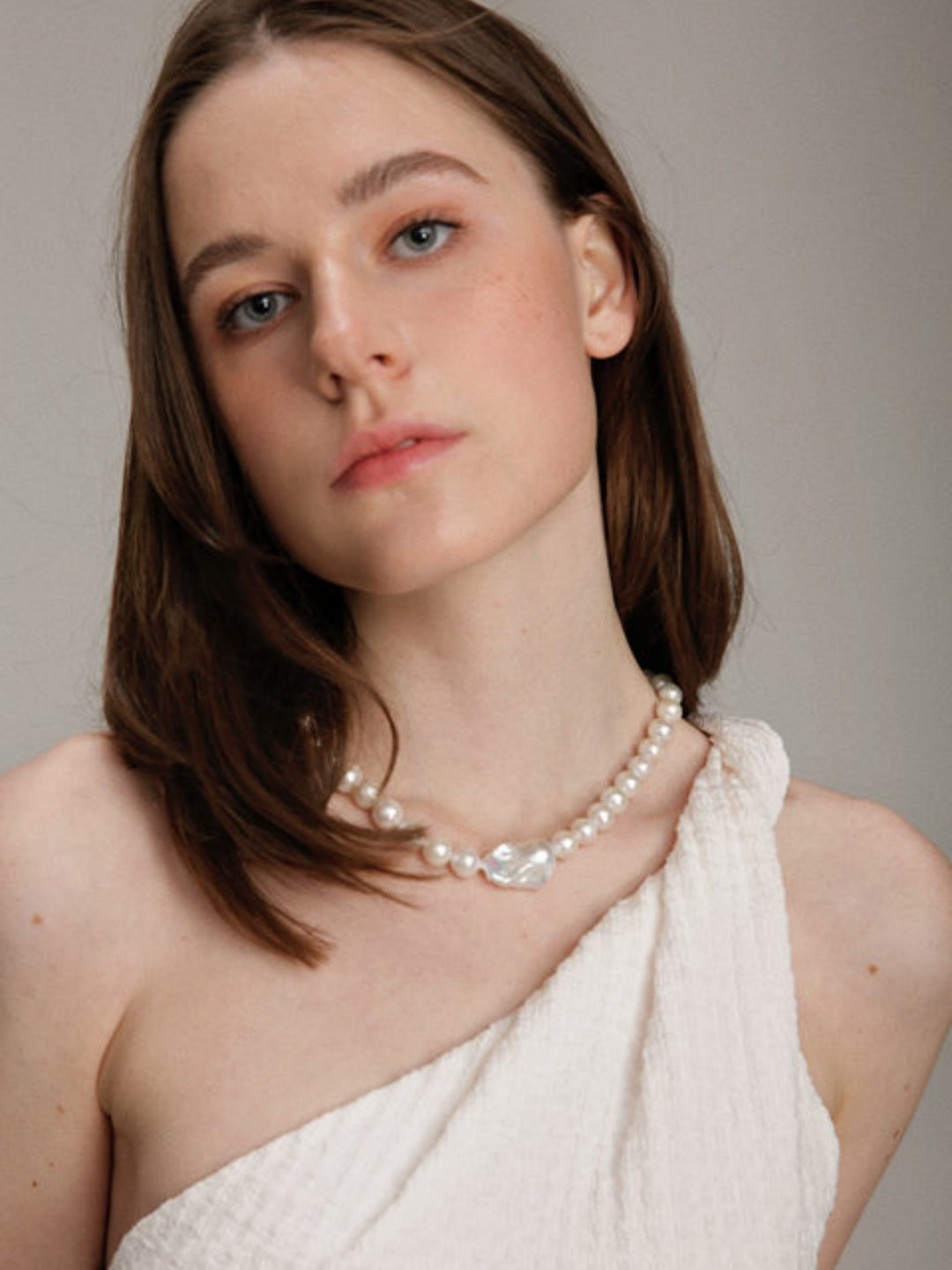 Gembea Jewelry Baroque Pendant Edison Pearl Necklace