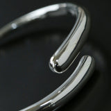 Metal Style Water-drop Open Cuff Bangle Bracelets