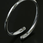 Metal Style Water-drop Open Cuff Bangle Bracelets