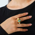 Vintage Natural Stone Ring