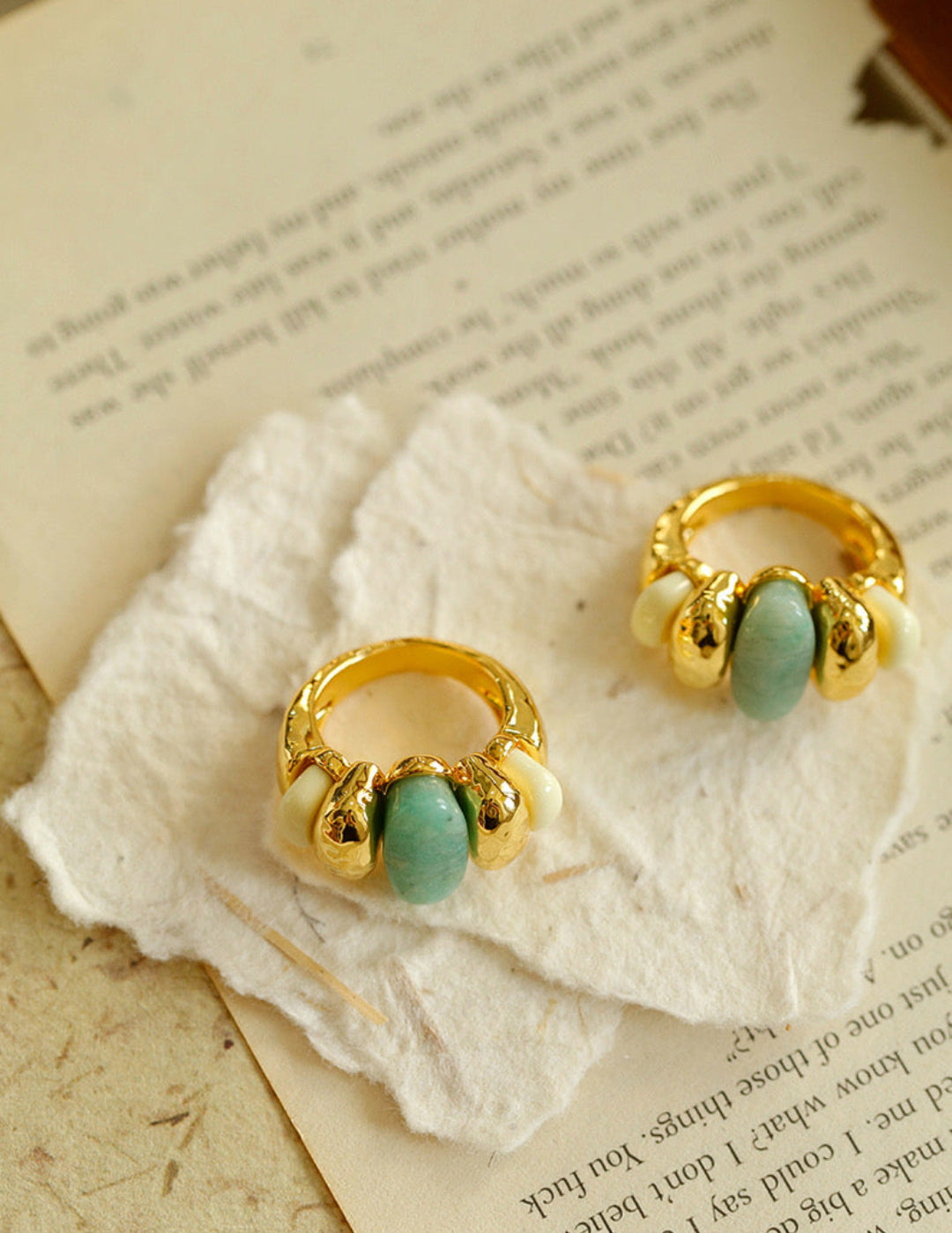 Vintage Natural Stone Ring