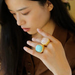 Vintage Natural Stone Ring