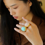 Vintage Natural Stone Ring