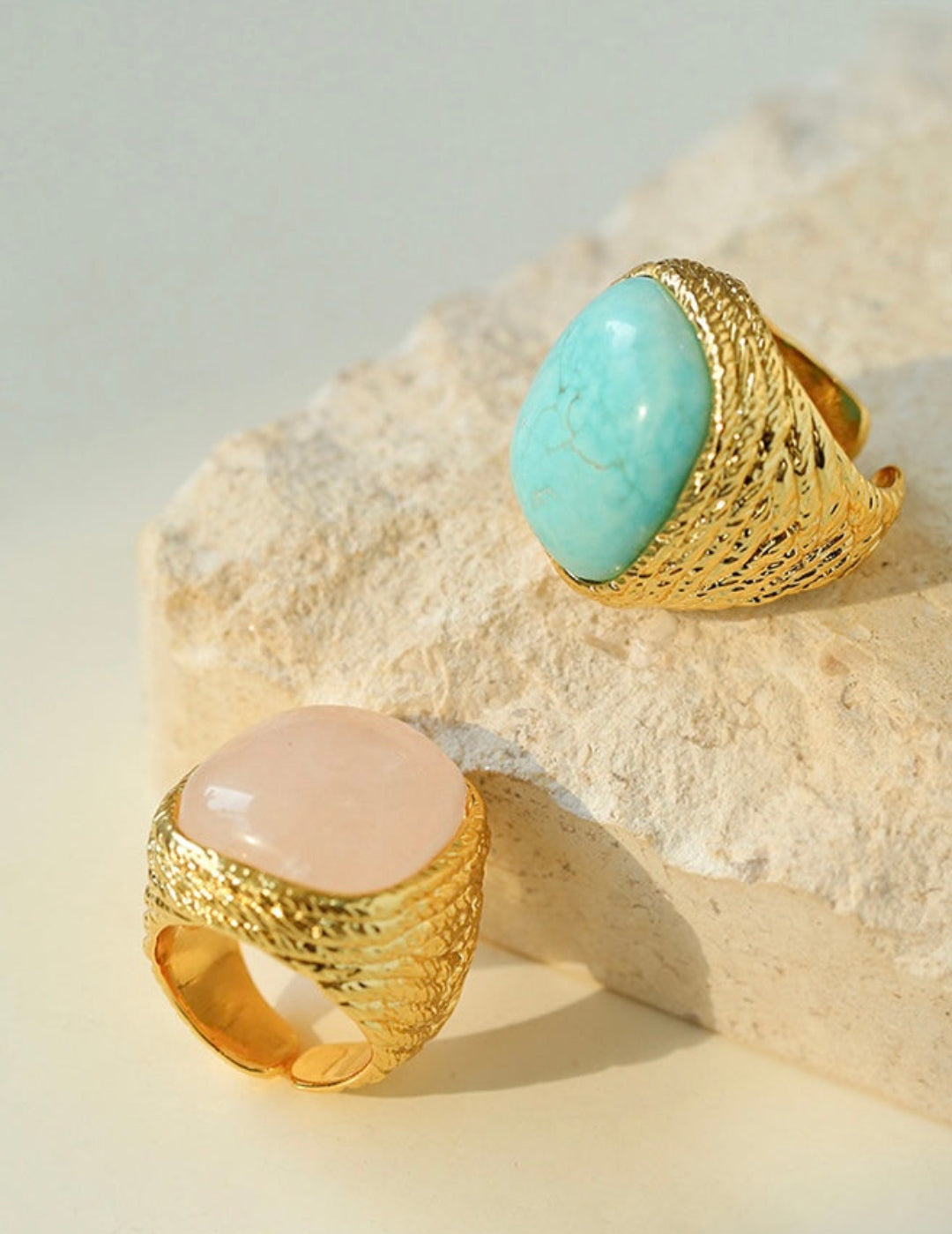 Vintage Natural Stone Ring