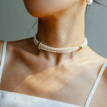 Vintage Multi-layered Natural Pearl Necklace