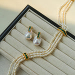 Vintage Multi-layered Natural Pearl Necklace