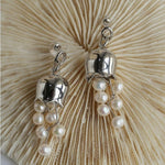 Lily of the Valley Natural Pearl Earrings