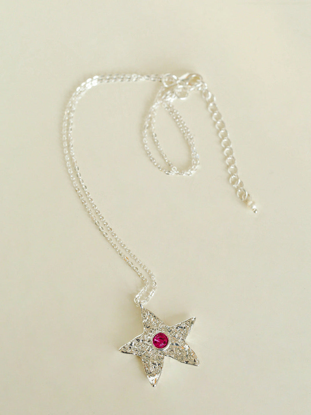 Dazzling Single Stars Necklace Gold Silver