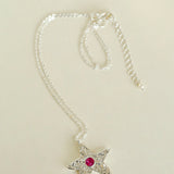 Dazzling Single Stars Necklace Gold Silver