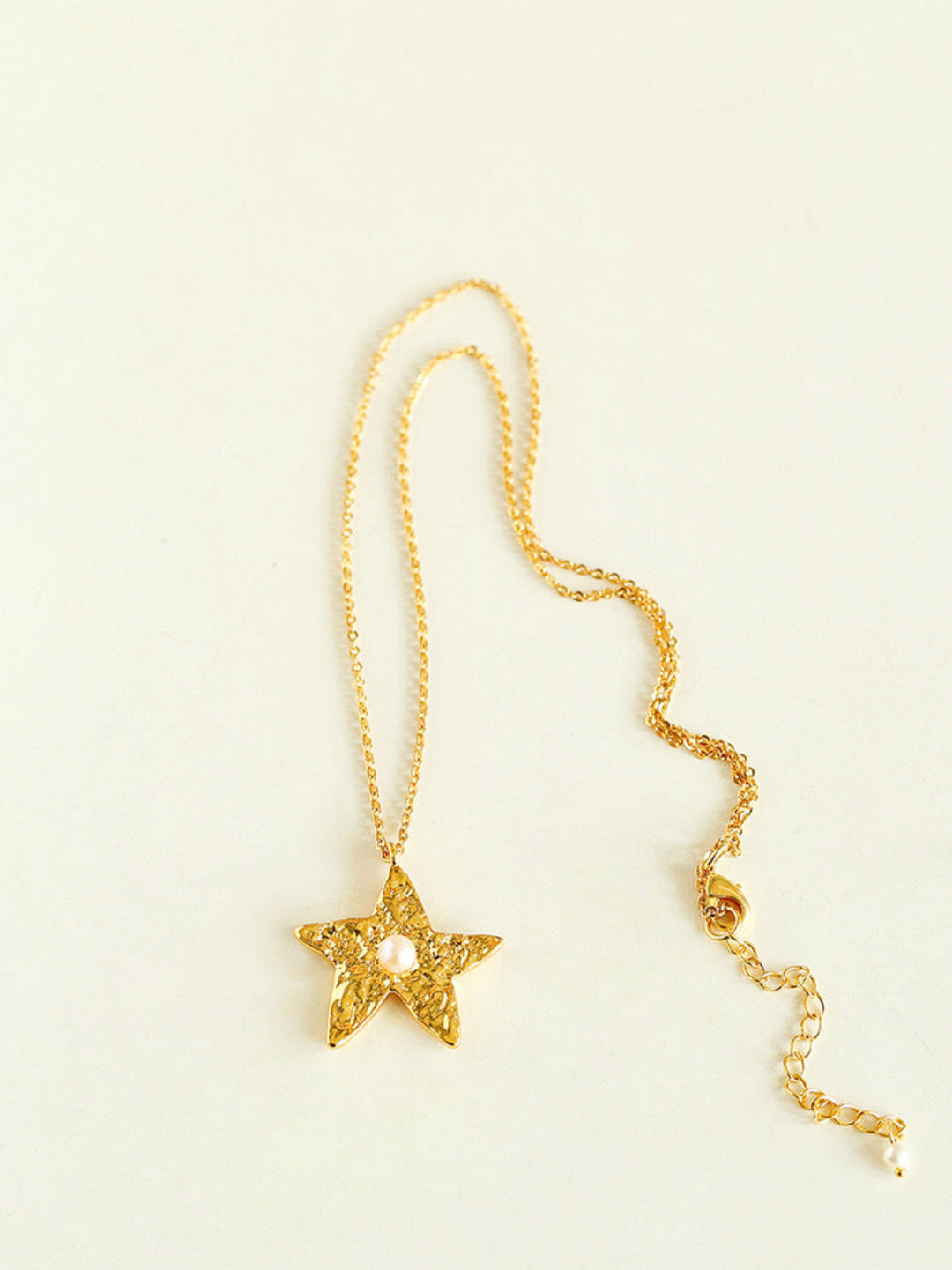 Dazzling Single Stars Necklace Gold Silver