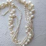 Vintage Natural Pearl Multilayer Necklace