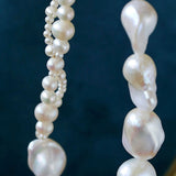 Shaped Baroque Pearl Necklace