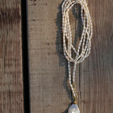 Long Necklace of Natural Baroque Pearls