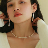 Minimalist Metal Strip Earrings