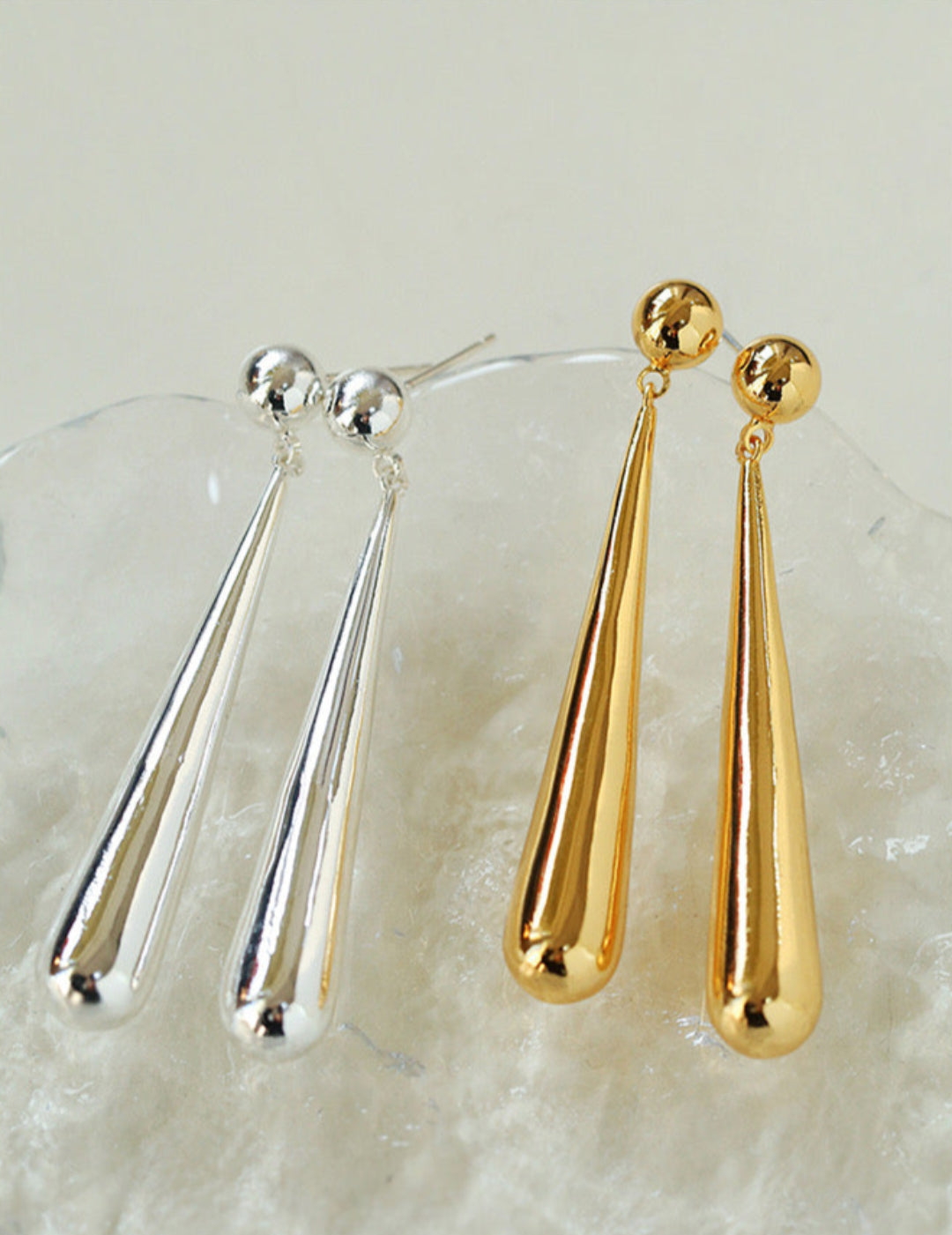 Minimalist Metal Strip Earrings