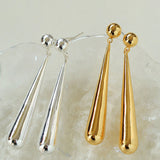 Minimalist Metal Strip Earrings