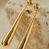 Minimalist Metal Strip Earrings