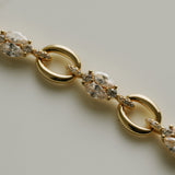 Interlock Halo Lab-grown Diamond Fine Bracelet gembea jewelry