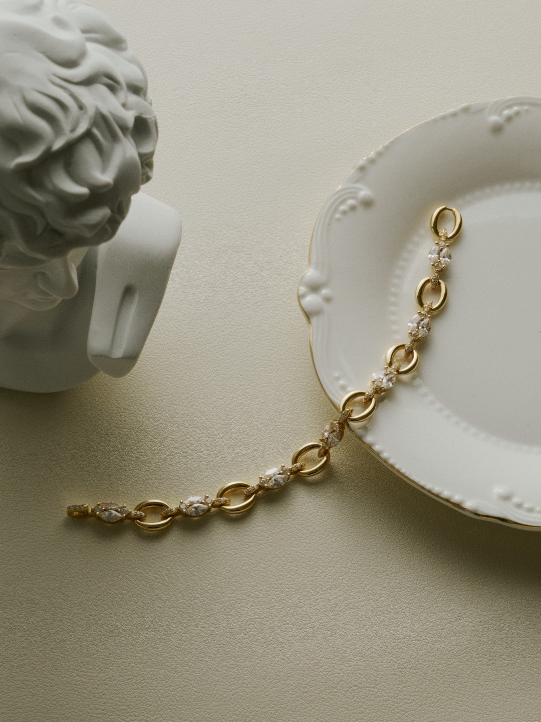 Interlock Halo Lab-grown Diamond Fine Bracelet gembea jewelry