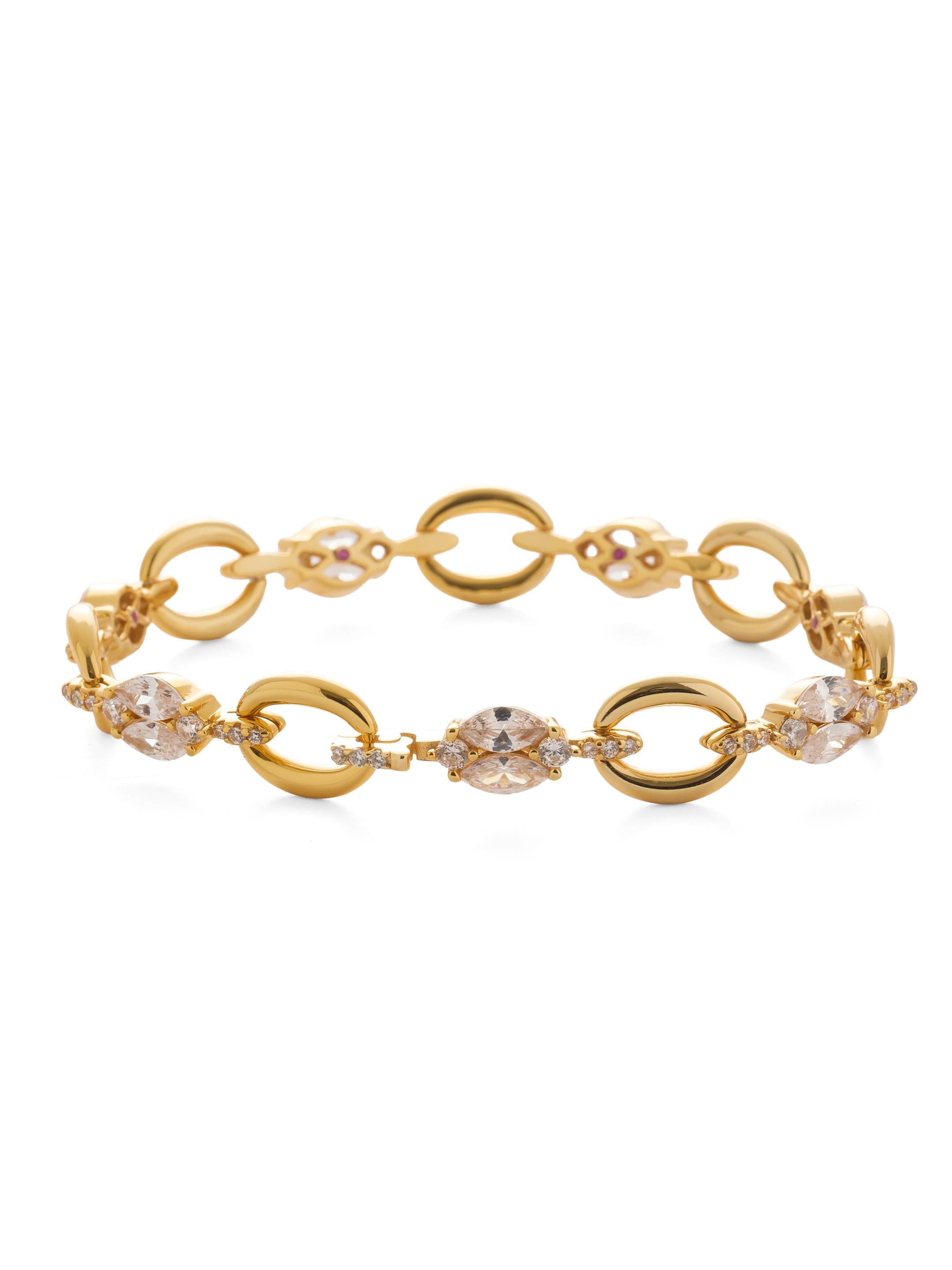 Interlock Halo Lab-grown Diamond Fine Bracelet gembea jewelry