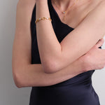 Interlock Halo Lab-grown Diamond Fine Bracelet gembea jewelry