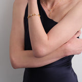 Interlock Halo Lab-grown Diamond Fine Bracelet gembea jewelry