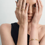 Interlock Halo Lab-grown Diamond Fine Bracelet gembea jewelry