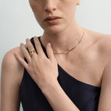 Intersect Belt Lab-grown Diamond Ring gembea jewelry