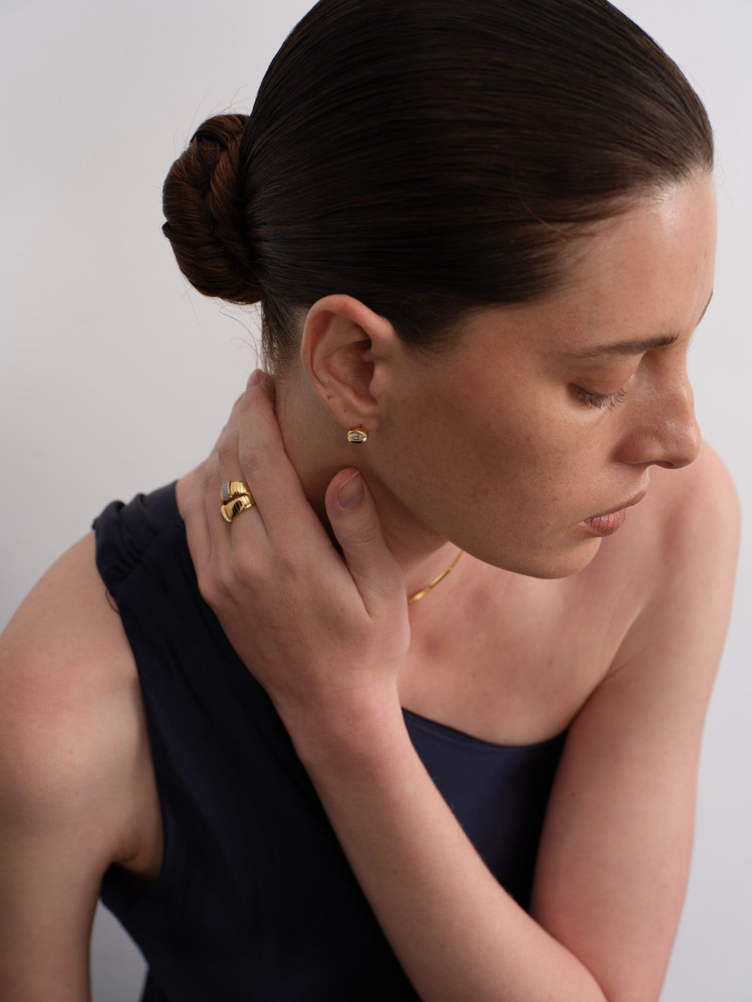 Intersect Belt Lab-grown Diamond Ring gembea jewelry