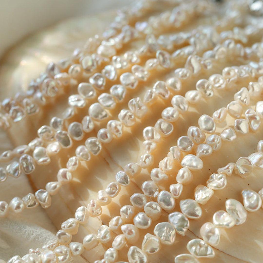 Irregular Baroque Pearl Beaded Necklace - Gembea Jewelry