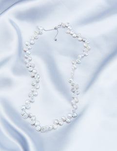Irregular Baroque Pearl Beaded Necklace gembea jewelry