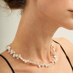 Small Baroque Pearl Beaded Necklace - Gembea Jewelry