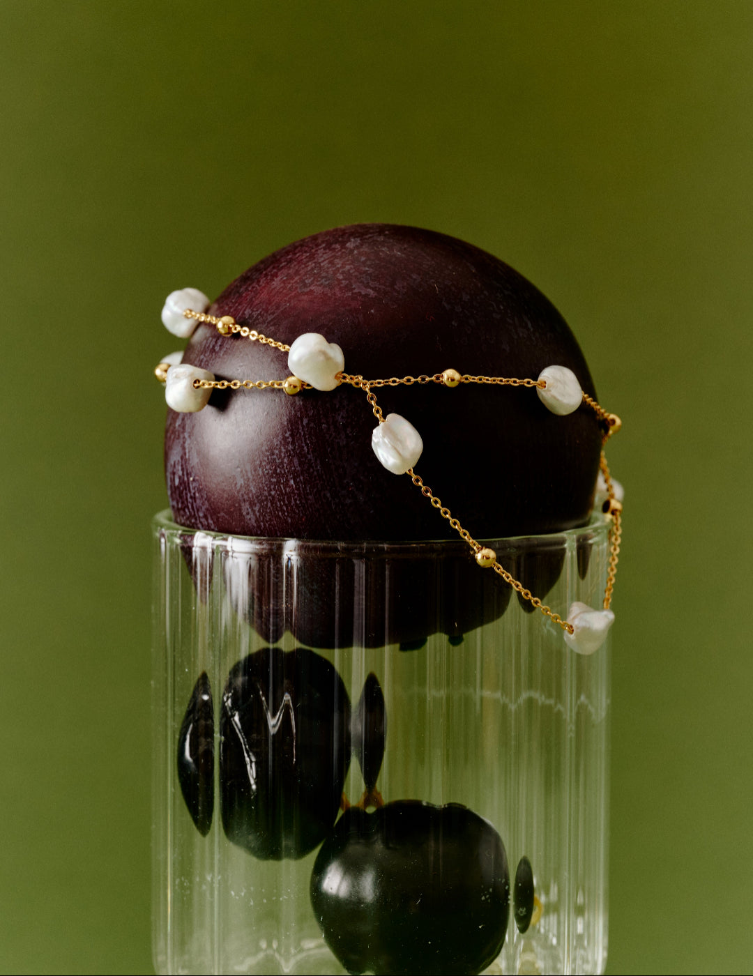 Irregular Baroque Pearl Chain Necklace